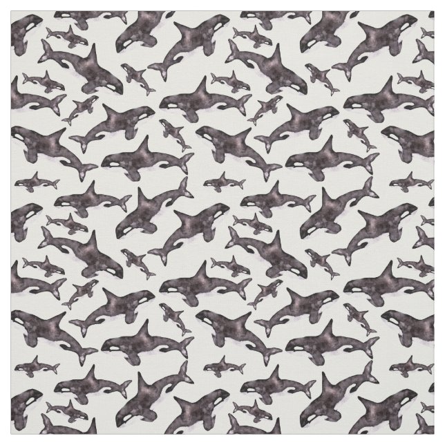 Tela Watercolor Orca (Retal)