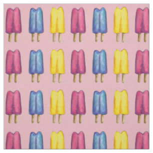 Tela Watercolor Twin Pop Popsicle Popsicles Ice Lollies