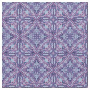 Tela Watercolor Violet Azulejo Tile Español