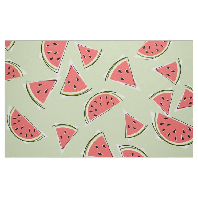 Tela Watermelon Green Multi large ("Cuarto gordo" (fat quarter))