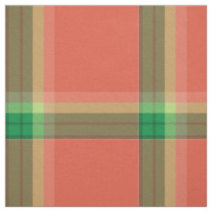 Tela Watermelon Tartan Fabric