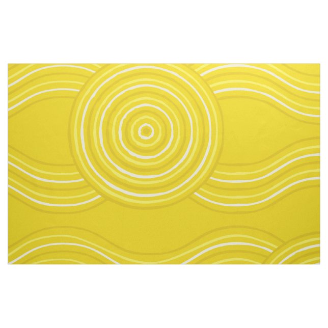 Tela Wattle, arte aborigen ("Cuarto gordo" (fat quarter))