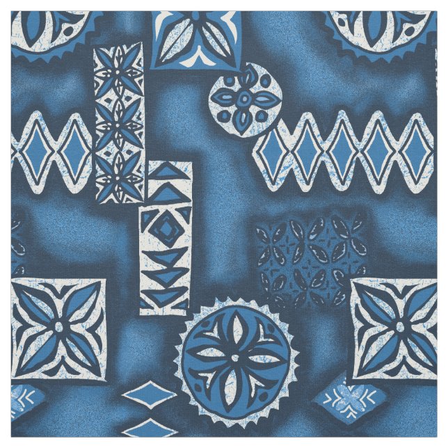 Tela Wave Warrior Hawaiian Tapa (Retal)