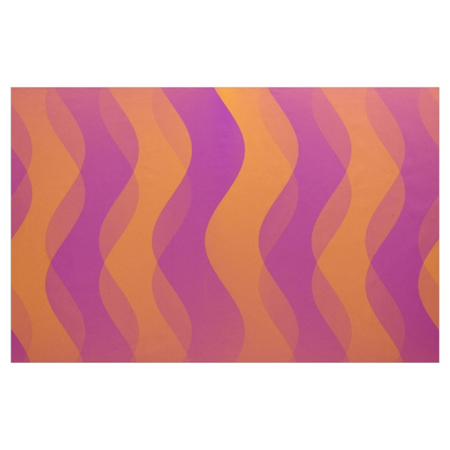 Tela Waves suaves naranja magenta + tus ideas (Yarda)