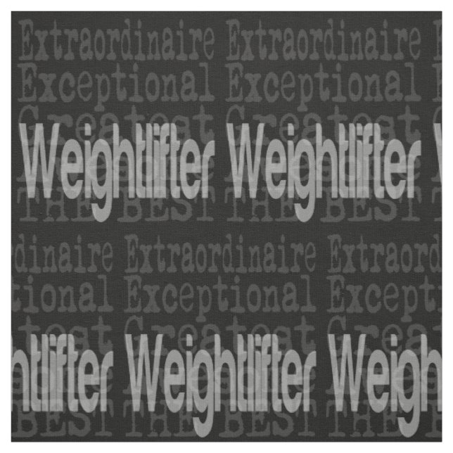 Tela Weightlifter Extraordinaire (Retal)