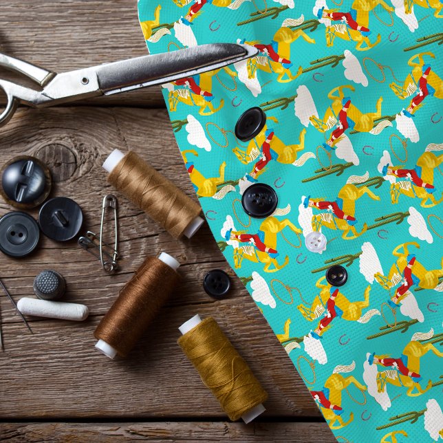 Tela Western Cowgirl Retro Pattered (Subido por el creador)