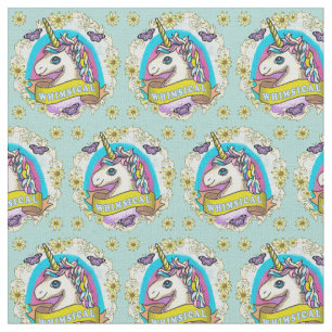Tela Whimsy Unicorn Fabric