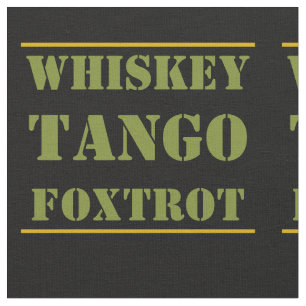 Tela Whiskey Tango Foxtrot WTF Camuflaje Verde