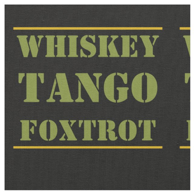 Tela Whiskey Tango Foxtrot WTF Camuflaje Verde (De cerca)