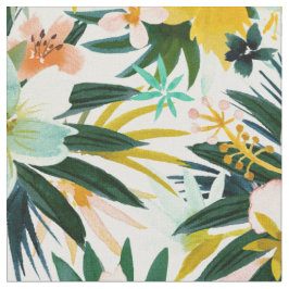 Tela WILD SE SIENTE Tropical Hibiscus Floral