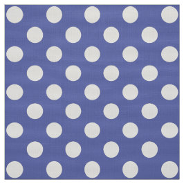 Tela WILDFLOWER - Clásicos puntos de polka en azul náut