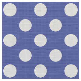 Tela WILDFLOWER - Clásicos puntos de polka en azul náut
