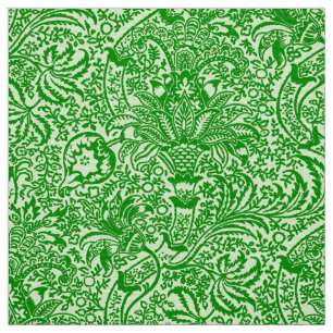 Tela William Morris Indian, Lime y Kiwi Green