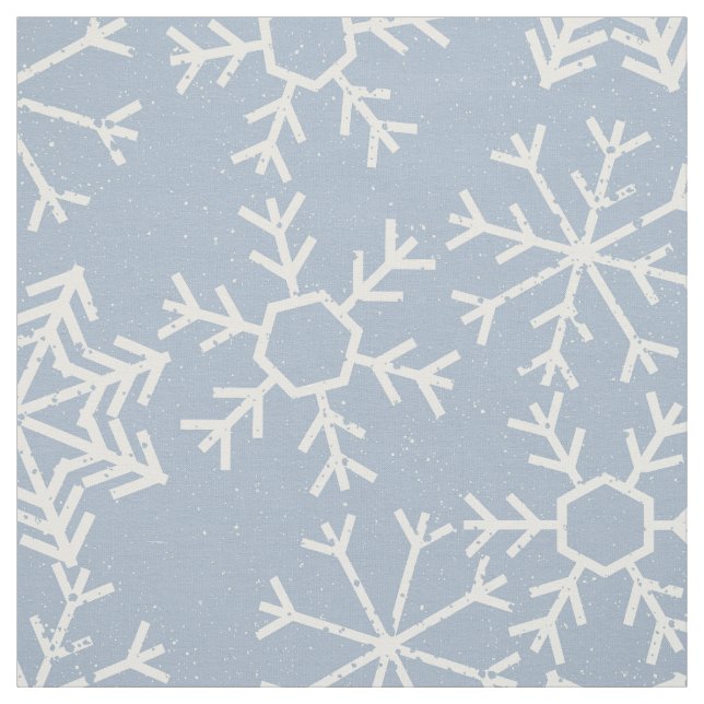 Tela Winter SNOWFLAKES patrón sin fisuras + tus ideas (Retal)