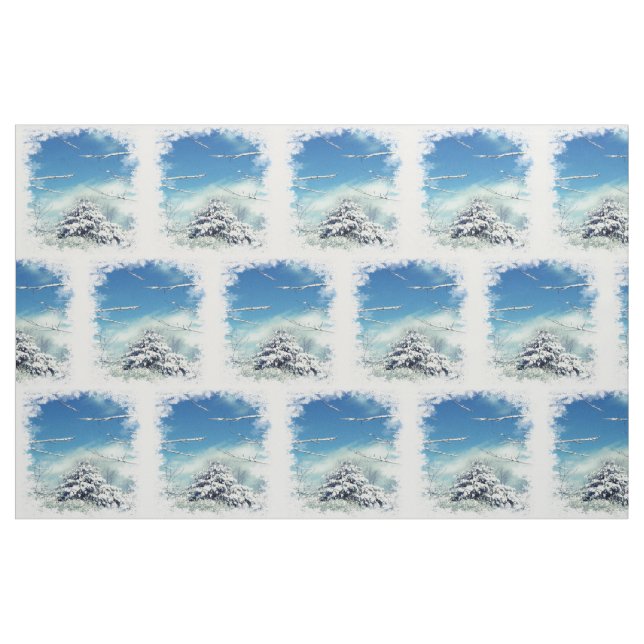 Tela Winter Wonderland Fabric ("Cuarto gordo" (fat quarter))