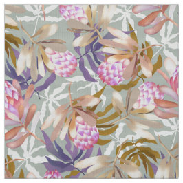 Tela Wlid Flowers Protea Gray