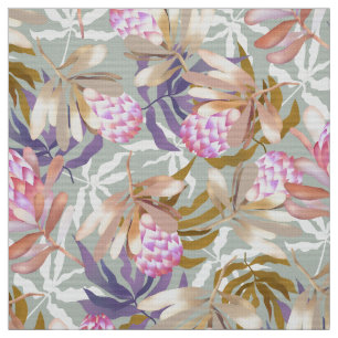 Tela Wlid Flowers Protea Gray