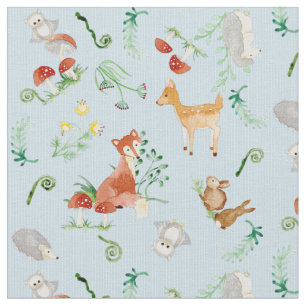 Tela Woodland Fairytale Criaturas Bebé Niña Nursera