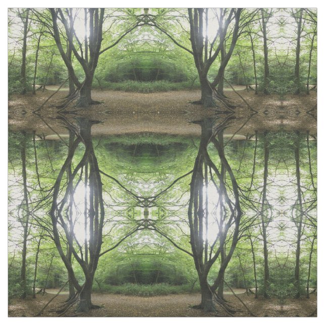 Tela Woodland Sunshine Pattered Fabric (Retal)