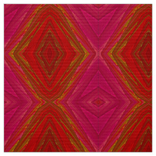 Tela WOW! Diseño geométrico rosa de amarillo rojo ~ Bon