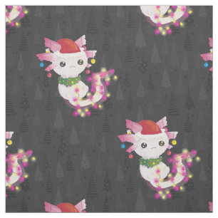 Tela xmas santa claus axolotl