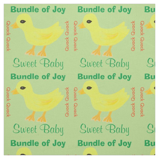 Tela Yellow Ducky (Retal)