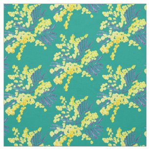 Tela Yellow Wattle Mimosa arte floral australiano