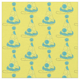 Tela Yelow Polka Dot, Fiesta Gorra de cumpleaños de Año