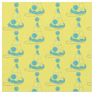 Tela Yelow Polka Dot, Fiesta Gorra de cumpleaños de Año