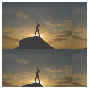 Tela Yoga de la salida del sol