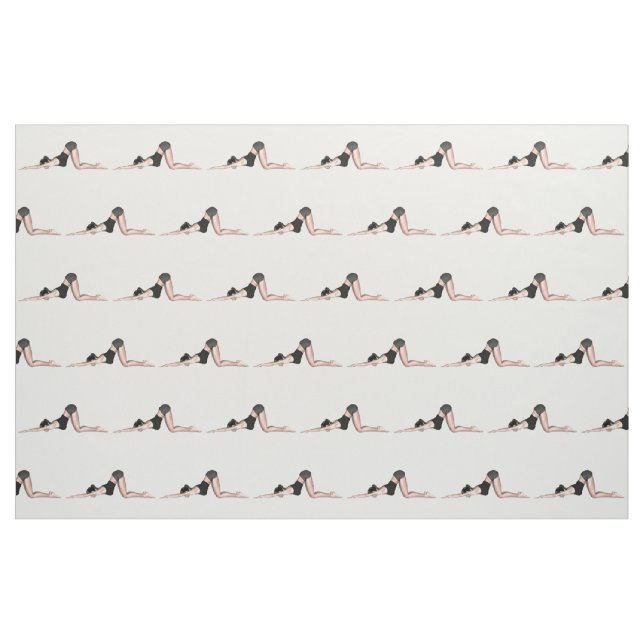 Tela Yoga Poses Thunder_Cove ("Cuarto gordo" (fat quarter))