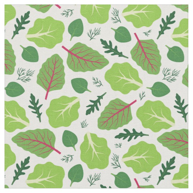 Tela Yummy Leaves (De cerca)