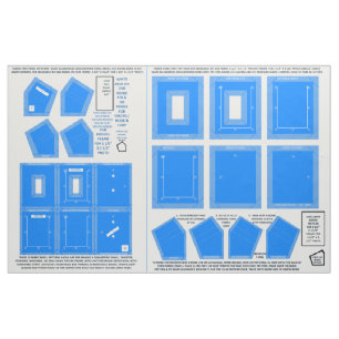Tela Zazzle Fabric 2 lavable sin coser marcos de fotos