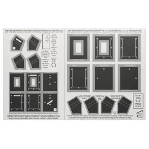 Tela Zazzle Fabric 2 washable no coser marcos de fotos 