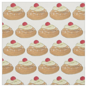 Tela ZEPPOLE Alimento de pastelería de pasta frita de p