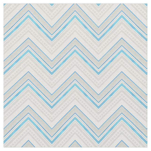 Tela Zig Zag Chevron Dot Nursery Baby Cute Whale (De cerca)