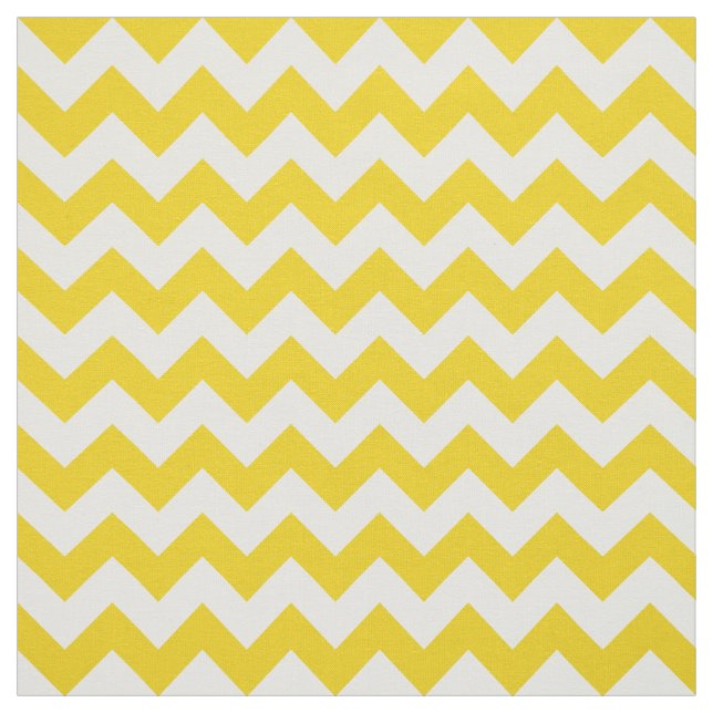 Tela Zigzag amarillo, chevron amarillo, patrón geométri (Retal)
