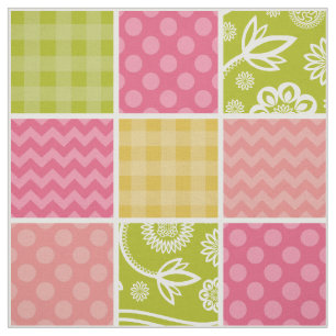 Tela Zigzag, Chevron, Polka Dots, Gingham, Patchwork