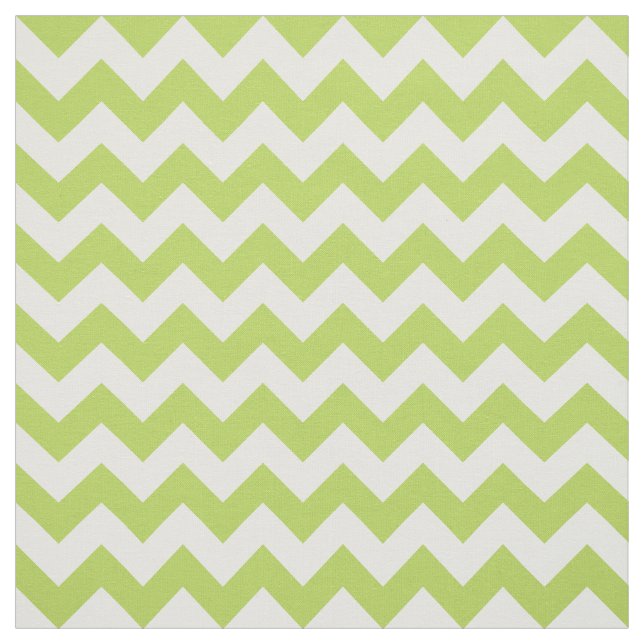Tela Zigzag verde, Chevron verde, patrón geométrico (Retal)