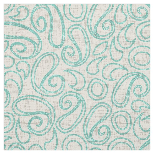 Tela ziya crema menta (Retal)