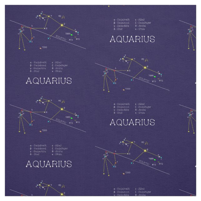 Tela Zodiac Constellation Aquarius (Retal)