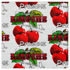 Tela Zuckersüße rote K I R S C H E N Spruch Früchte