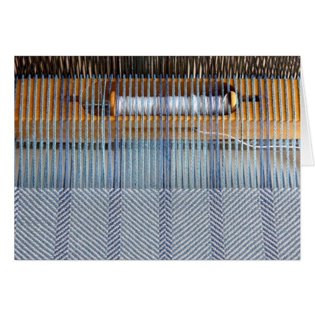 Telar de la tabla con tejer de la tela cruzada (Anverso (Horizontal))