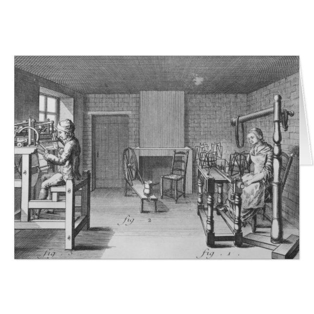 Telar para las medias que tejen (Anverso (Horizontal))