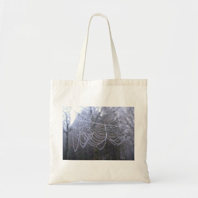 telaraña de bolsos de compras con pequeñas gotas d (Frente)