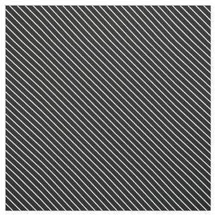 Telas a rayas diagonales - blancos y negros