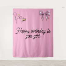 Telas de cumpleaños