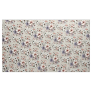 Telas Murugi Amanecer Floral Poliéster Poplin (anc