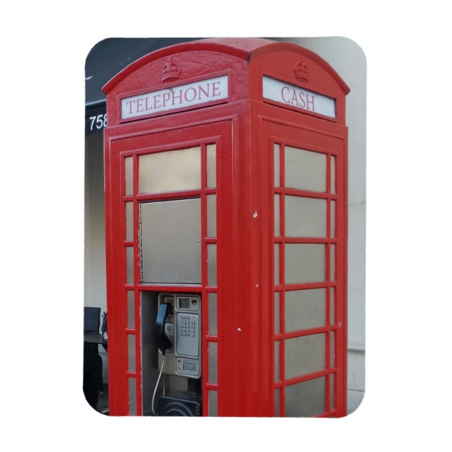Telefonía de 3"x4" imán (Vertical)