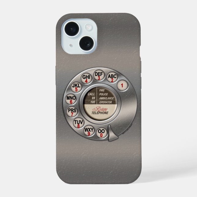 Teléfono Antiguo con Dial Rotativo (Reverso )